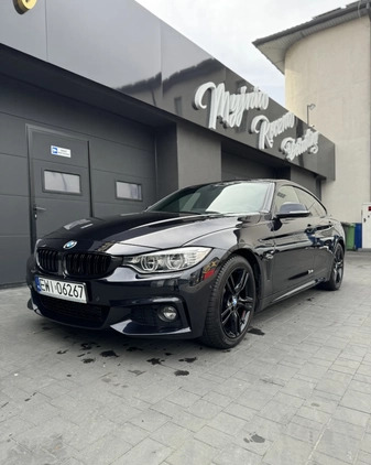 BMW Seria 4 cena 93000 przebieg: 140000, rok produkcji 2015 z Warszawa małe 154